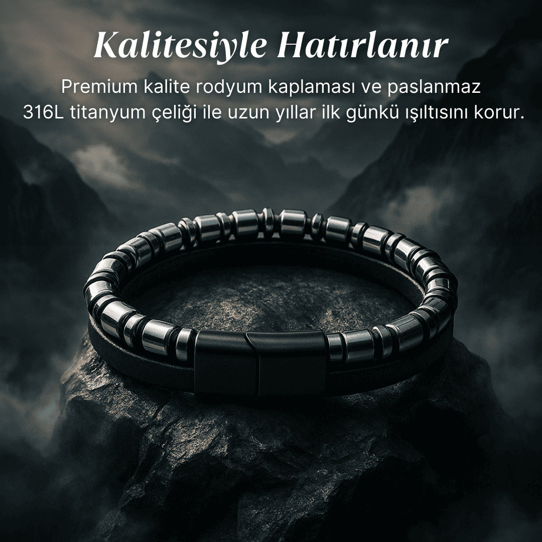 Oğluma Magneto Bileklik Notlu ve Hediye Kutulu
