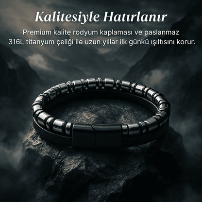 Oğluma Magneto Bileklik Notlu ve Hediye Kutulu