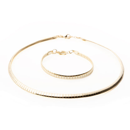 Kızıma Choker Kolye-Bileklik Seti
