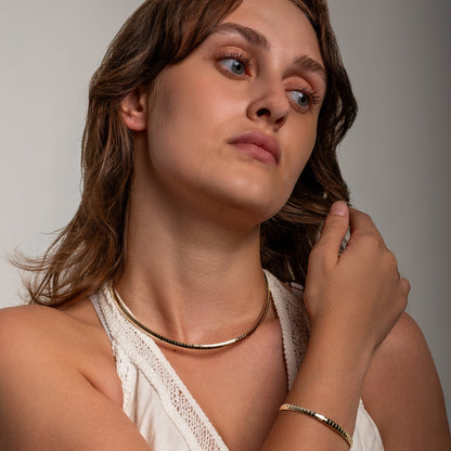 Kızıma Choker Kolye-Bileklik Seti