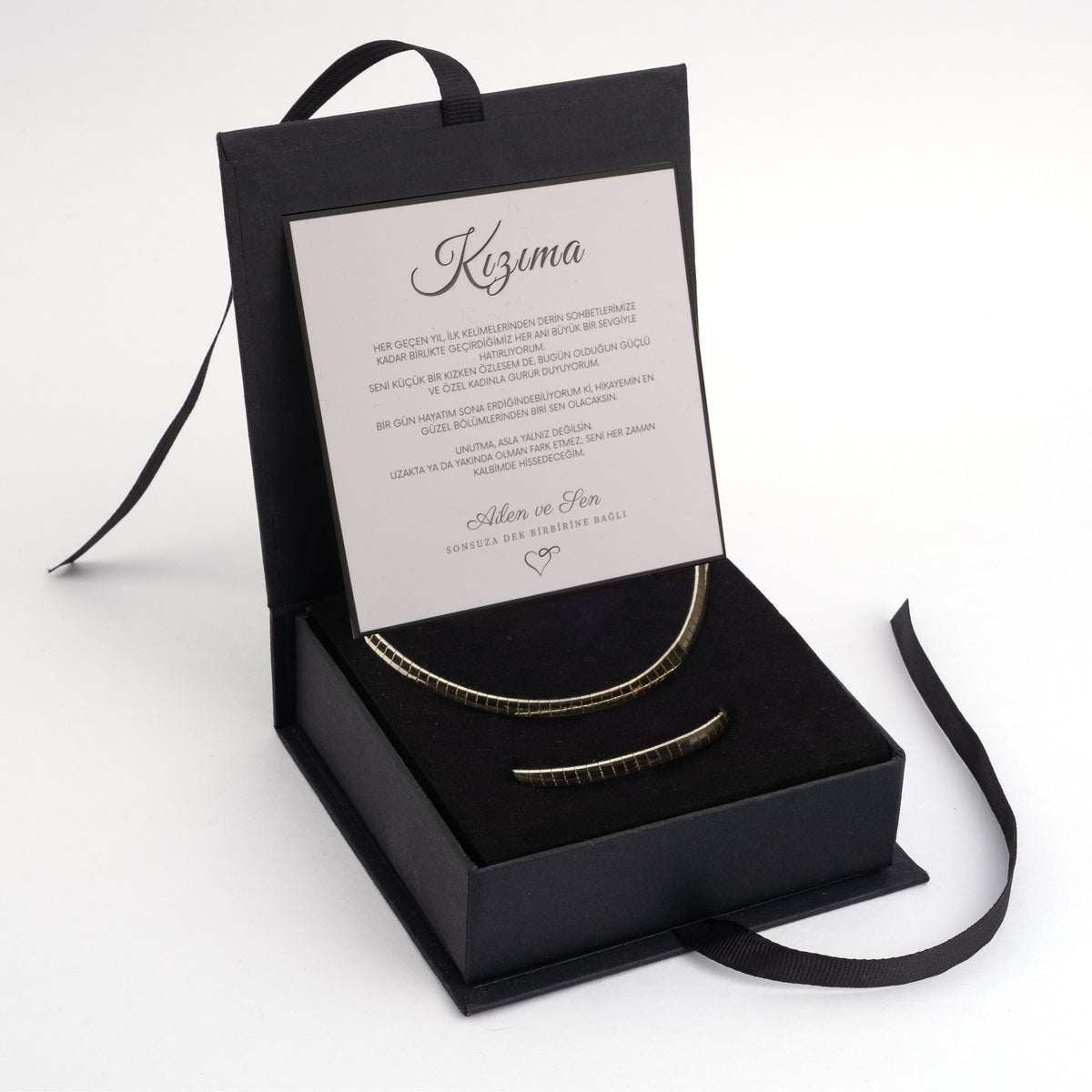Kızıma Choker Kolye-Bileklik Seti