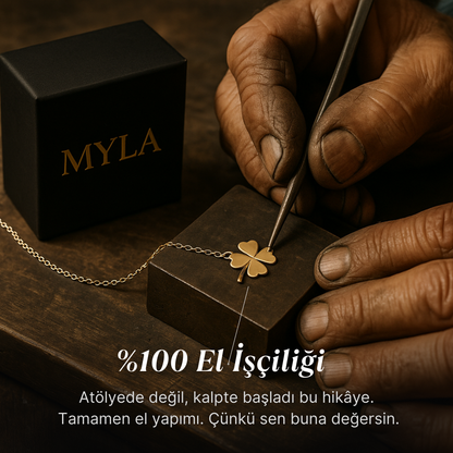 Kızıma Zarif Kuğu Kadın Kolye Anlamlı Notlu ve Hediye Kutulu
