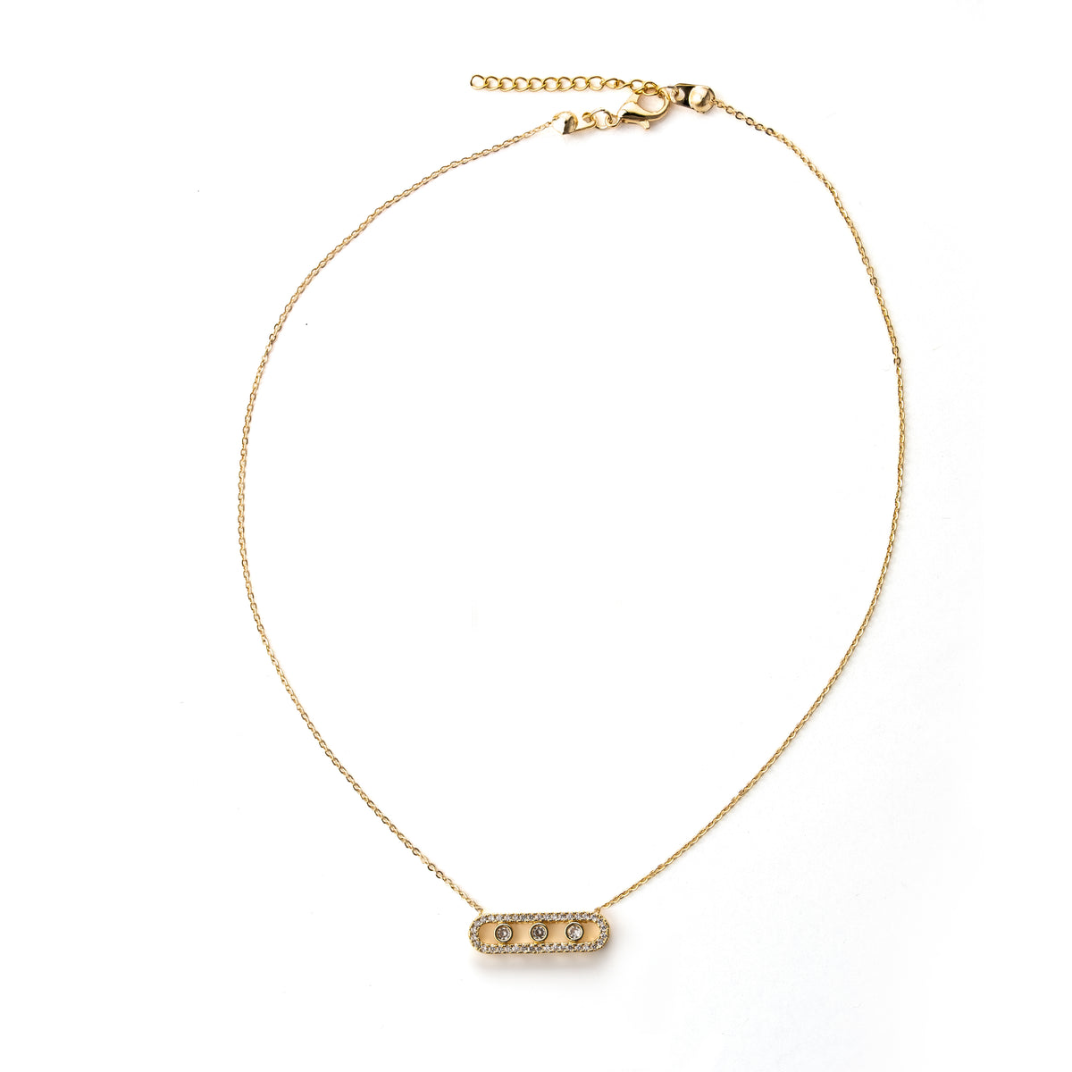 Kadınına Kristal Taşlı Kapsül Kolye Anlamlı Not ve Kutulu
