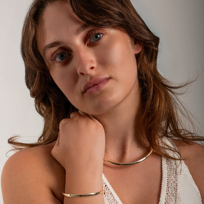 Kızıma Choker Kolye-Bileklik Seti