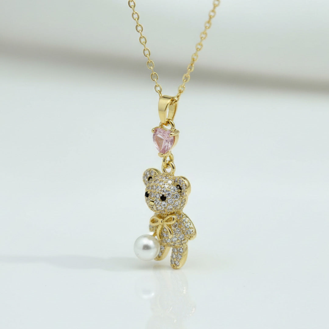Küçük Kızıma Ayıcık Kolye