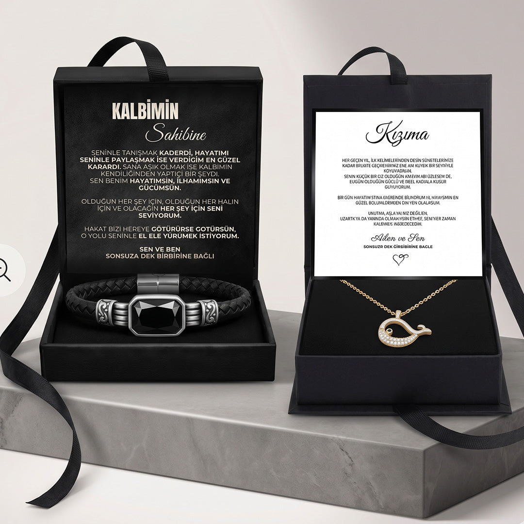 „Für meine Mama“ Infinity-Armband mit Notiz und Geschenkbox