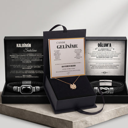„Für meine Mama“ Infinity-Armband mit Notiz und Geschenkbox