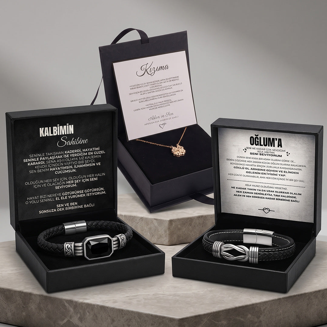 „Für meine Mama“ Infinity-Armband mit Notiz und Geschenkbox