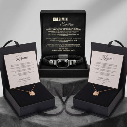 „Für meine Mama“ Infinity-Armband mit Notiz und Geschenkbox