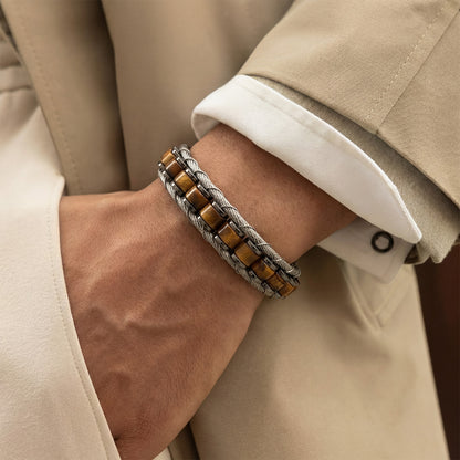 Oğluma Kahverengi Zincir Mekanizma Bileklik