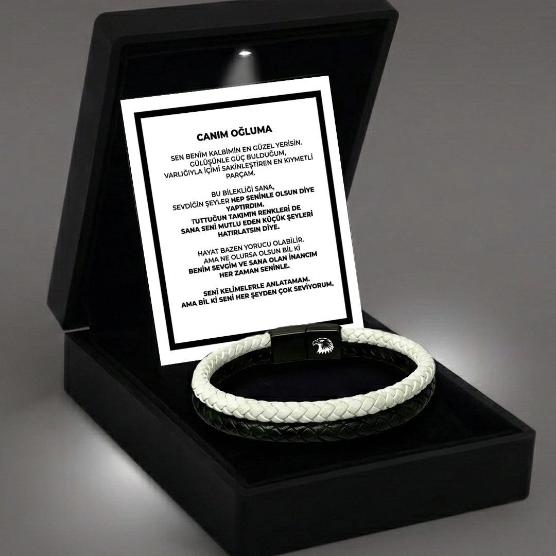„Für meine Mama“ Infinity-Armband mit Notiz und Geschenkbox