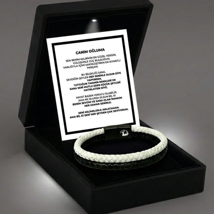 „Für meine Mama“ Infinity-Armband mit Notiz und Geschenkbox