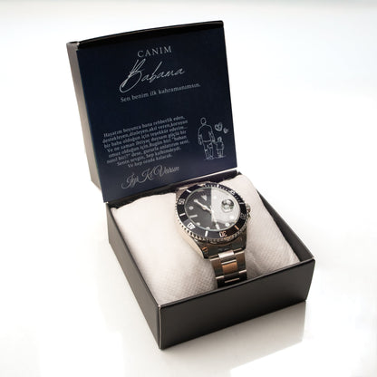 Canım Babama Bannon Quartz Saat