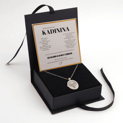 „To My Love“ Liebesherz-Stahlkette mit Notiz und Geschenkbox