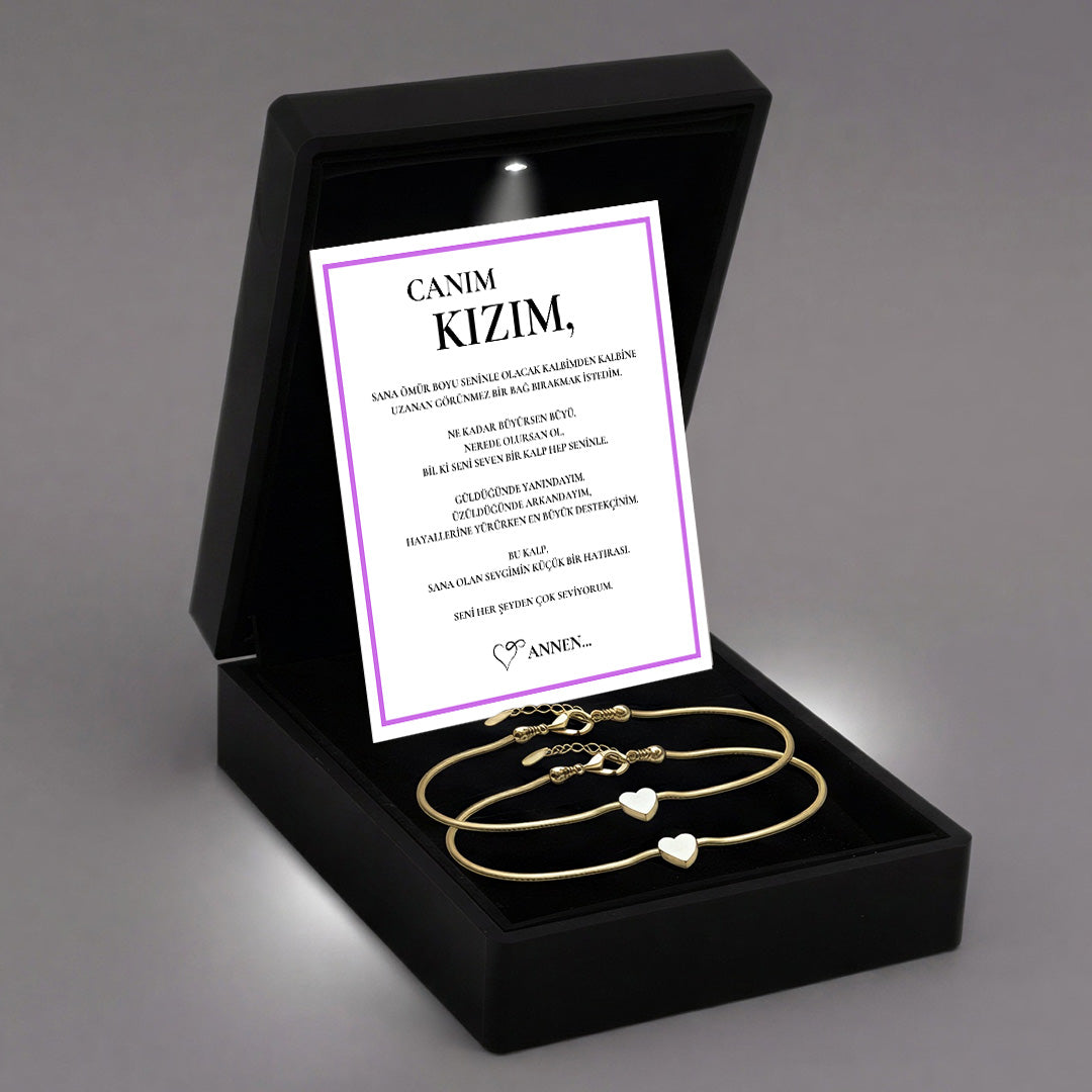 „Für meine Mama“ Infinity-Armband mit Notiz und Geschenkbox