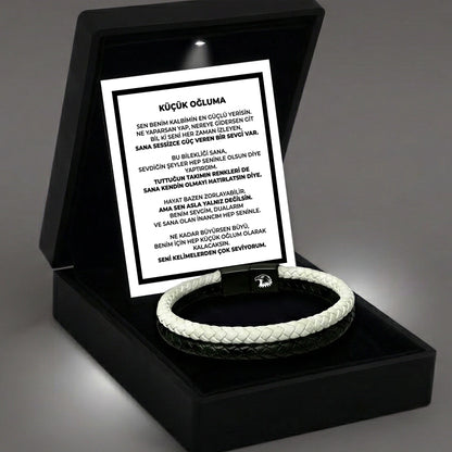 „Für meine Mama“ Infinity-Armband mit Notiz und Geschenkbox