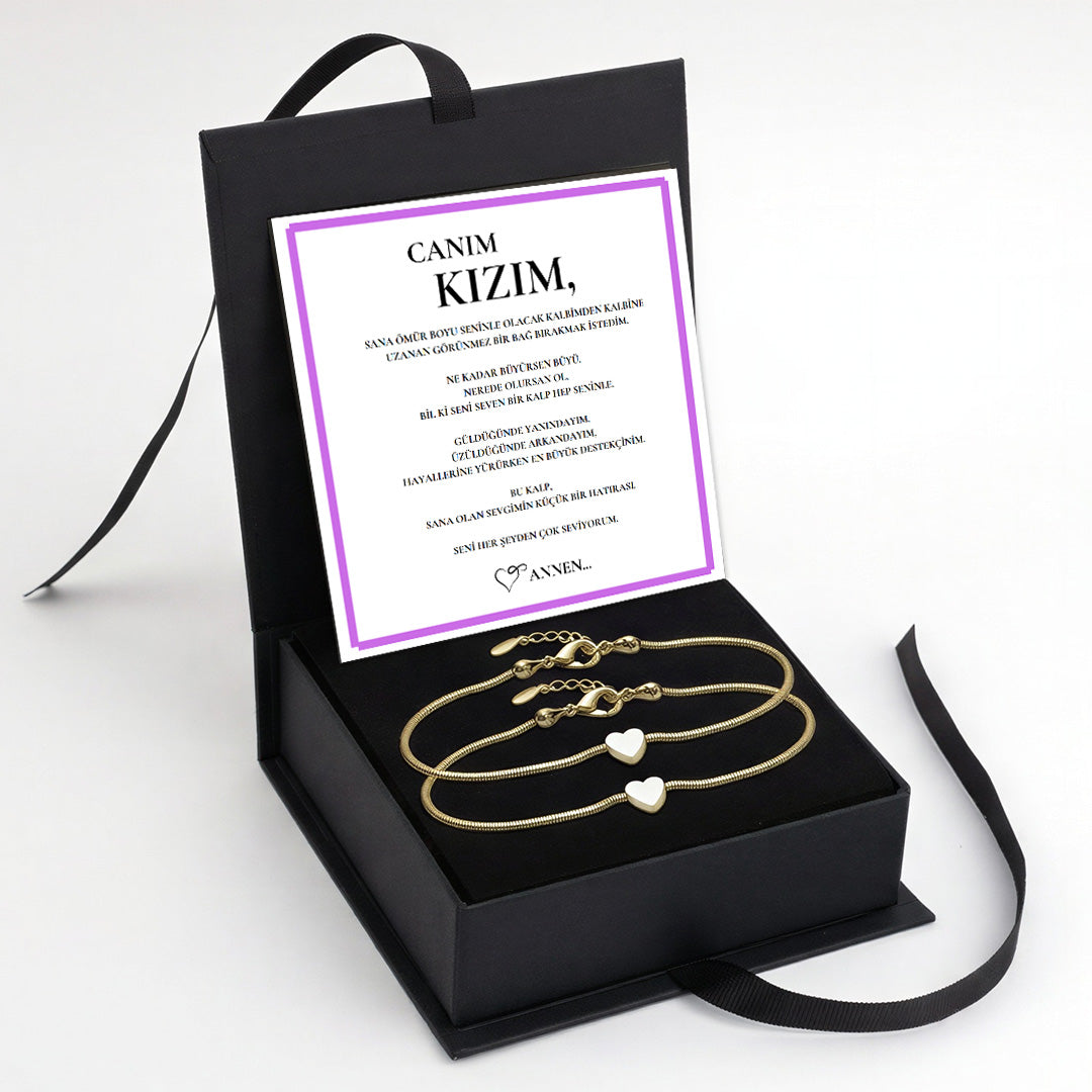 „Für meine Mama“ Infinity-Armband mit Notiz und Geschenkbox